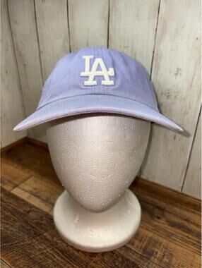 LA Dodgers '47 Brand Womens Clean Up Hat Purple Pink Adjustable MLB Baseball Cap